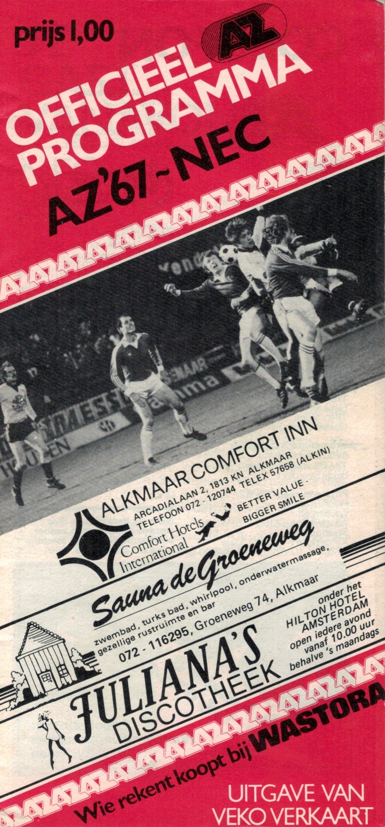 AZ Programma 3-okt-1981 NEC thuis